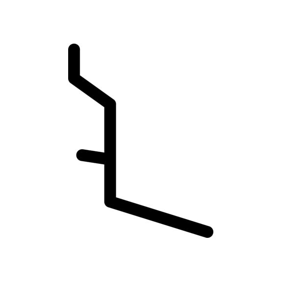 Equerre 40mm pour pann. perf. x8