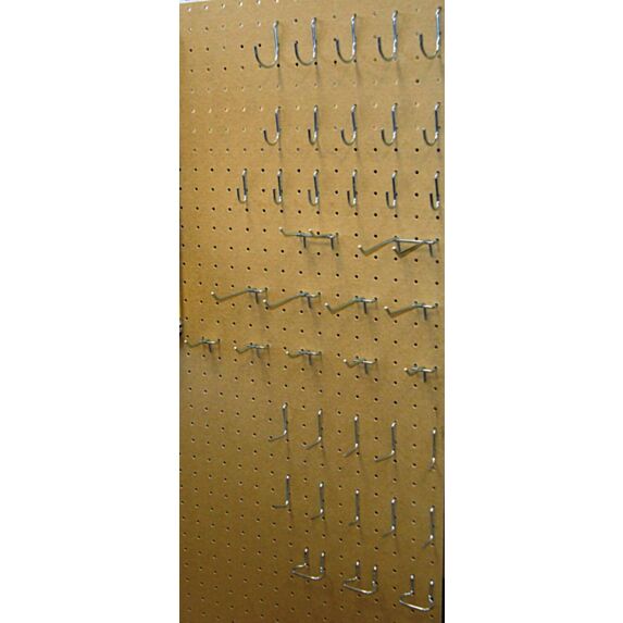 40 Crochets Rangement Supplémentaire pour Panneau Perforé
