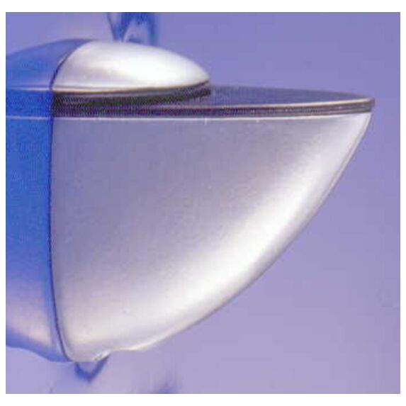 Equerre crocodile classique nickelée x2