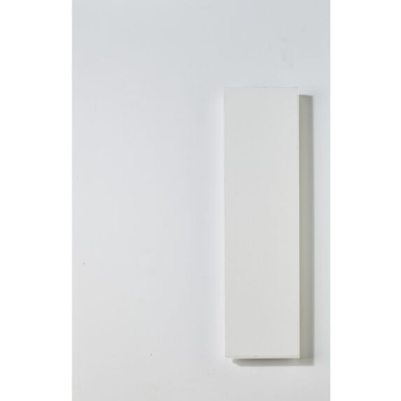 Tablette bois 18mm droite 60x15cm blanche