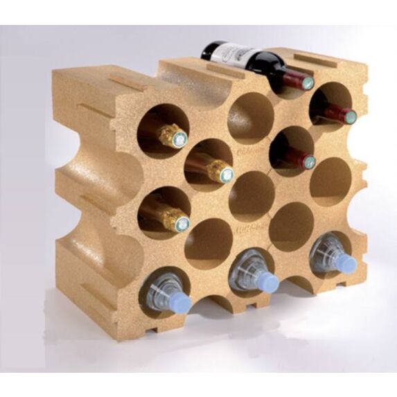 Casier rangement 15 bouteilles polystyrène - MOTTEZ