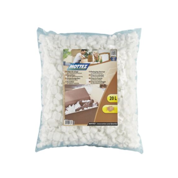 Sac de 20 litres de chips de calage