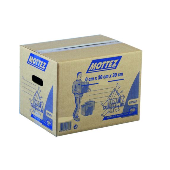Carton de déménagement 54L L60xl30xH30cm 20kg - MOTTEZ