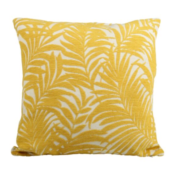 Housse de coussin carrée Sauvage 40 x 40 cm jaune - OSTARIA