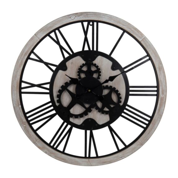 Horloge Métal/MDF Time Ø79cm