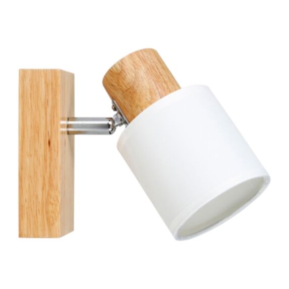 Spot simple Aria tissu 18 x 8 x 14,5 cm blanc - OSTARIA