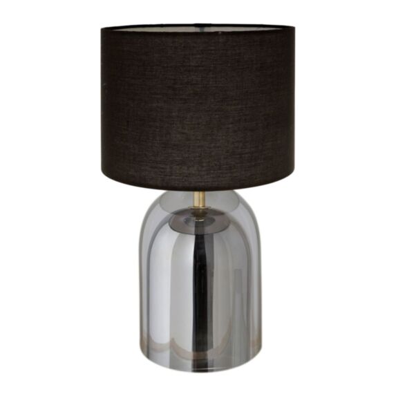 Lampe Verre Dulcia noire dorée - OSTARIA