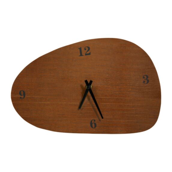 Horloge Pin Dalila Marron Noire Ø30cm