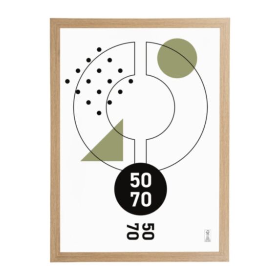 Cadre photo Milan naturel 50 x 70 cm - OSTARIA