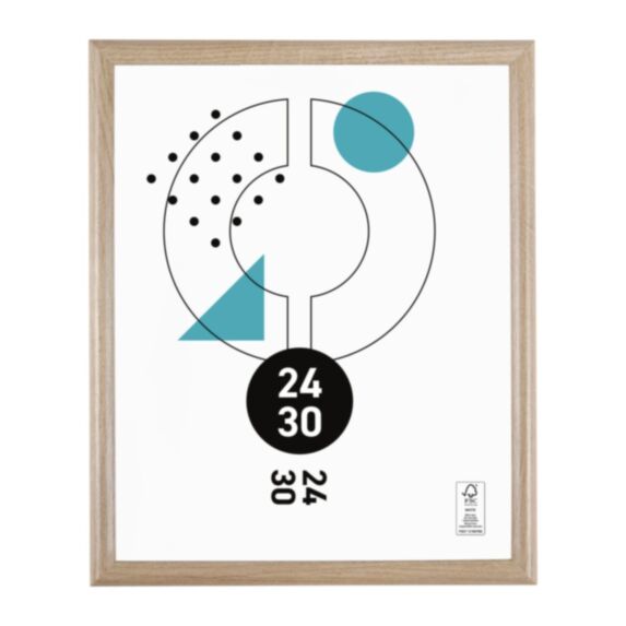 Cadre photo Onyx bois 24 x 30 cm - OSTARIA
