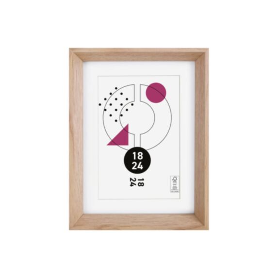 Cadre photo Emma naturel 18 x 24 cm - OSTARIA