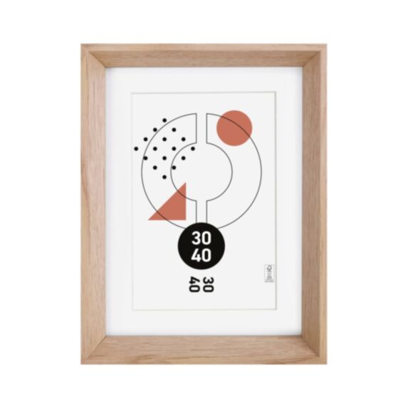 Cadre photo Emma naturel 30 x 40 cm - OSTARIA