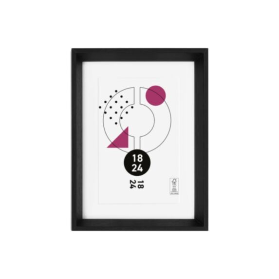 Cadre photo Emma noir 18 x 24 cm - OSTARIA