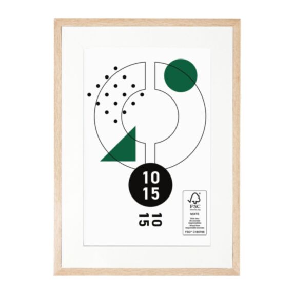 Cadre photo Noah bois/blanc 10 x 15 cm - OSTARIA