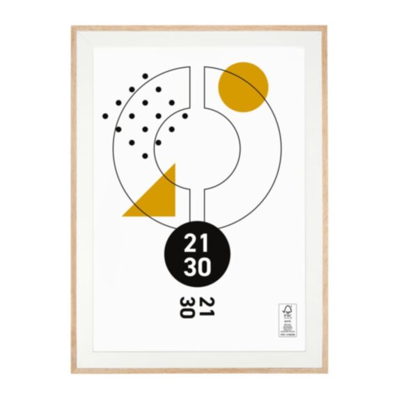 Cadre photo Noah bois/blanc  21 x 30 cm - OSTARIA