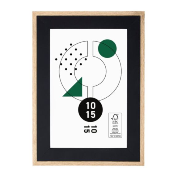 Cadre photo Noah bois/noir 10 x 15 cm - OSTARIA