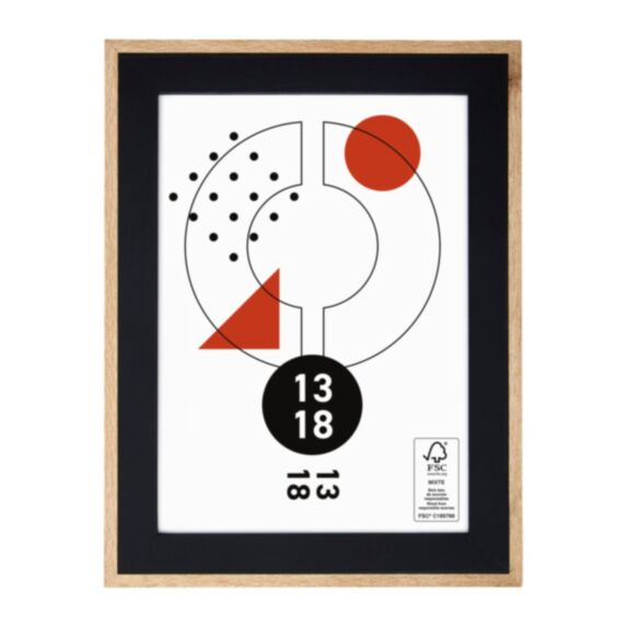 Cadre photo Noah bois/noir 13 x 18 cm - OSTARIA