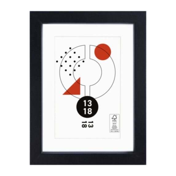 Cadre photo Rita noir 13 x 18 cm - OSTARIA