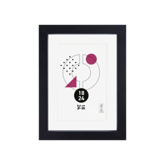 Cadre photo Rita noir 18 x 24 cm - OSTARIA