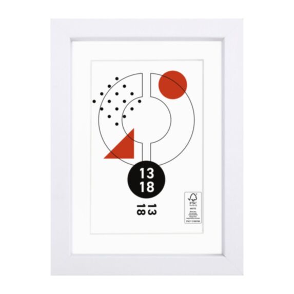 Cadre photo Rita blanc 13 x 18 cm - OSTARIA