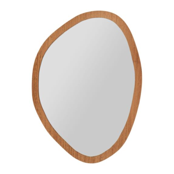 Miroir Organique Naturel Bois 36x50cm