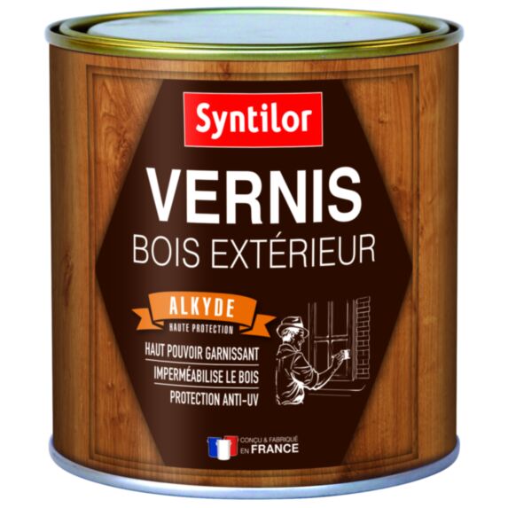 Vernis bois extérieur 0.25L teinte chêne doré brillant - SYNTILOR