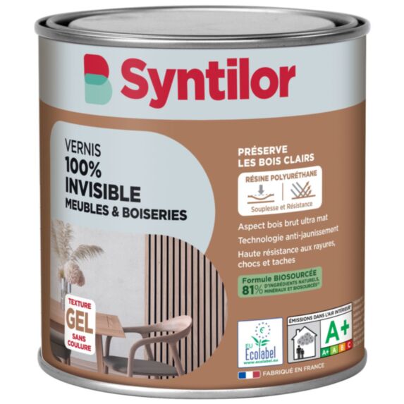 Vernis 100% invisible meubles & boiseries 0,5L - SYNTILOR