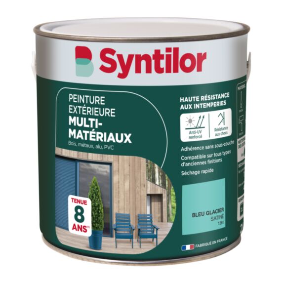 Peinture extérieure multimat syntilor 2l bleu glacier