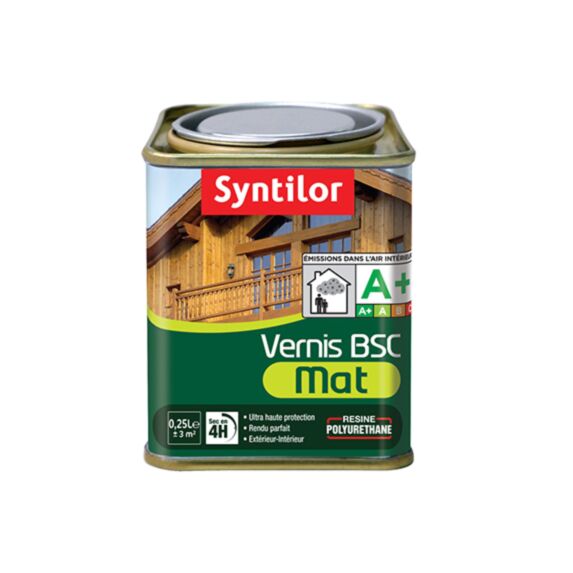 vernis bsc mat 0.25l chene moyen - SYNTILOR