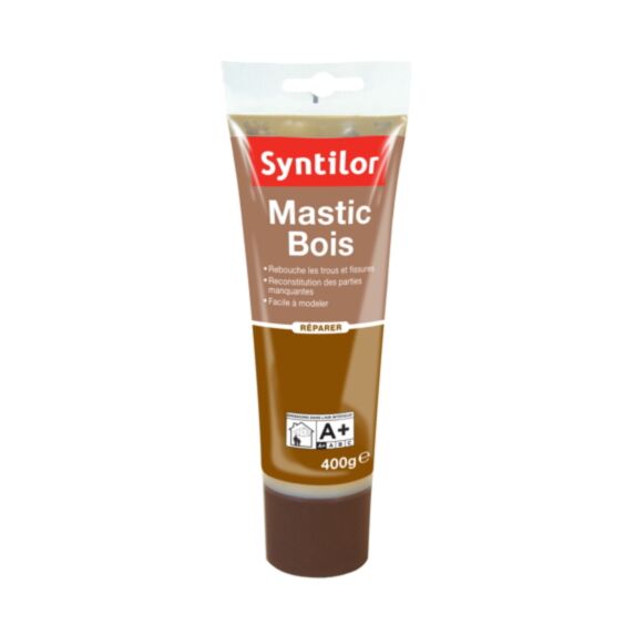 Mastic bois 400 g coloris bois clair - SYNTILOR