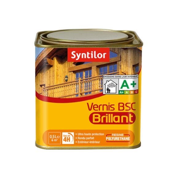 vernis bsc brillant 0.5l incolore - SYNTILOR