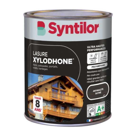 Lasure Xylodhone ® Ultra Hautes Performances 1L Anthracite - SYNTILOR