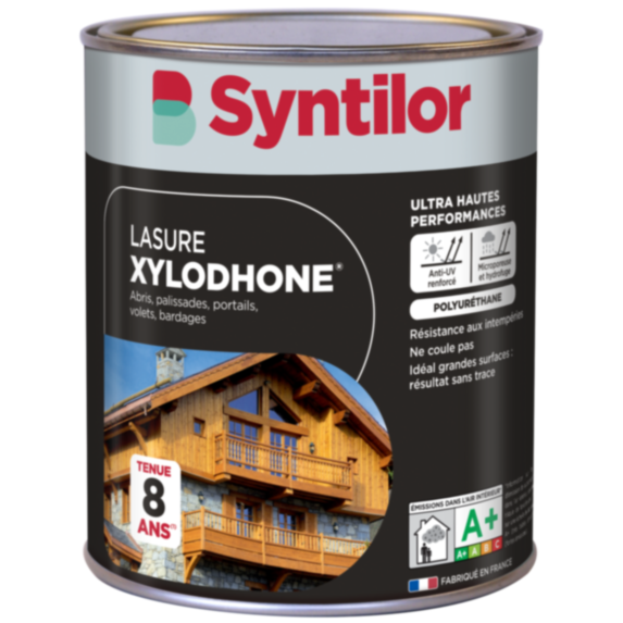 Lasure Xylodhone ultra hautes performances Incolore mat 1L - SYNTILOR