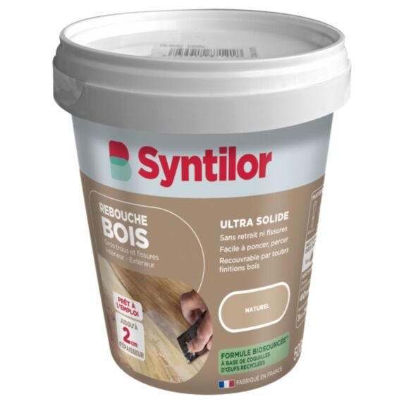 Rebouche bois biosourcé naturel 500gr - SYNTILOR