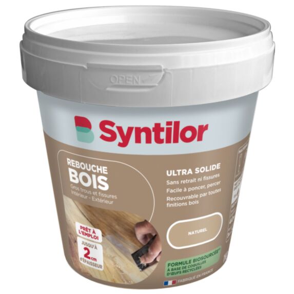 Rebouche bois biosourcé naturel 1kg - SYNTILOR