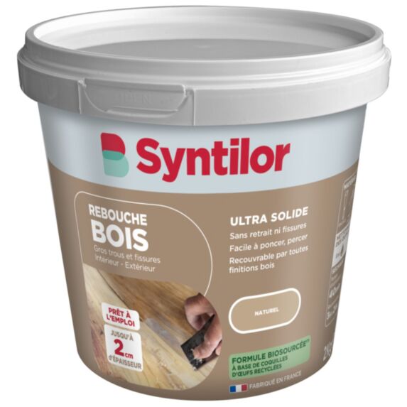 Rebouche bois biosourcé naturel 2kg - SYNTILOR