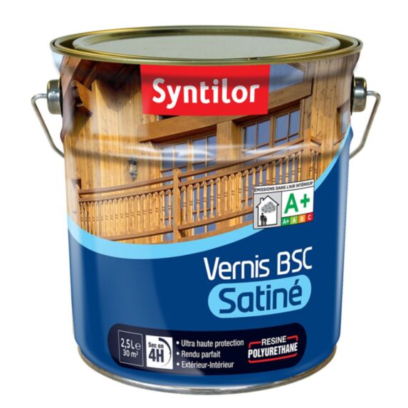 Vernis BSC satiné 2.5 L incolore - SYNTILOR