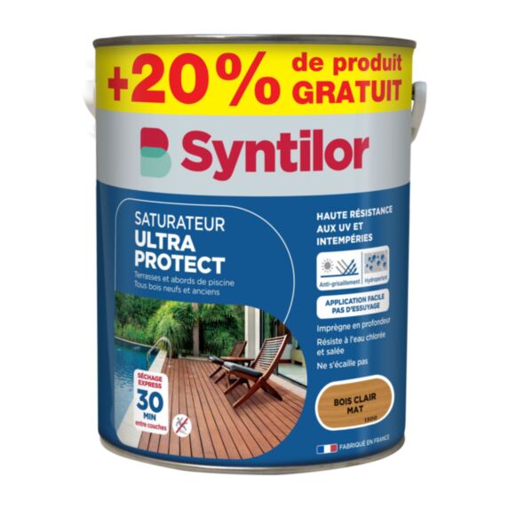 Saturateur Bois Clair 6L - SYNTILOR