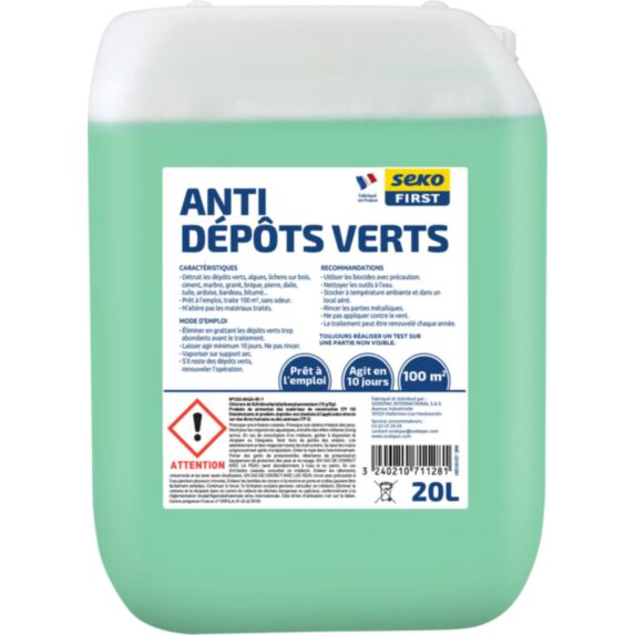 Traitement anti-dépôt vert 20 L