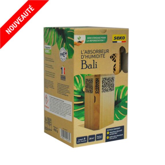 Absorbeur en bois Bali + 1 recharge neutre 450gr - SEKO