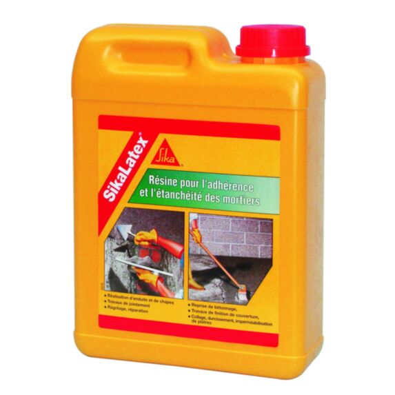 Résine pour l'adhérence et étanchéité des mortiers SIKALATEX 2 L