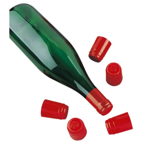 50 Capsules Thermorétractables Rouge - DUHALLE