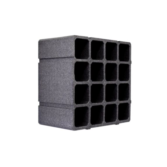 Casier à bouteilles Casier béton polystyrène 16 bouteilles - DUHALLE