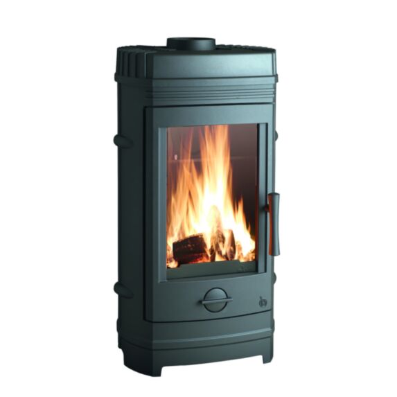 Poêle à bois fonte Cassine 6,5-15kW Bûches 40cm - INVICTA