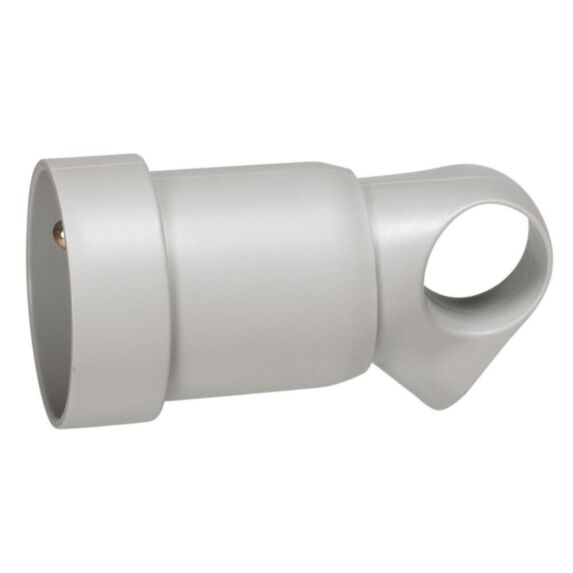 Prolongateur plastique 2P+T 16A ave anneau blanc - LEGRAND