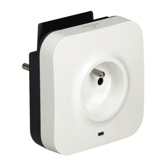 Prise protégée 2P+T + 2 USB + support téléphone - LEGRAND