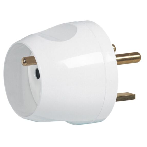 adaptateur 2p+t branchement 1 fiche 16a sur socle 20a - LEGRAND