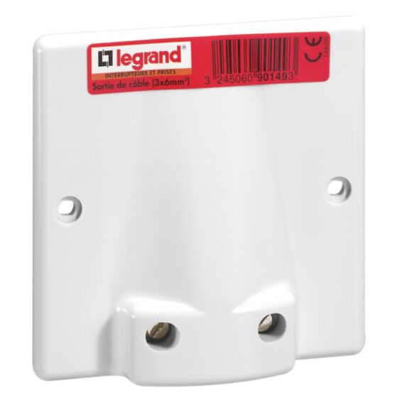 Sortie de câble 20/32A blanc