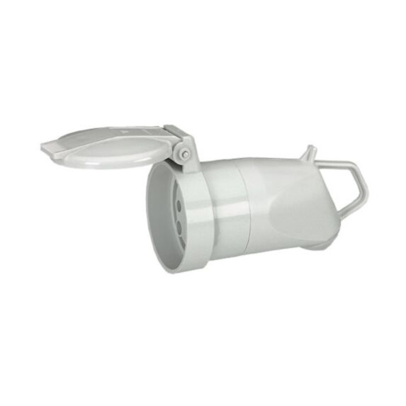 Fiche femelle Plexo 20A 3 pôles + terre + clapet protection