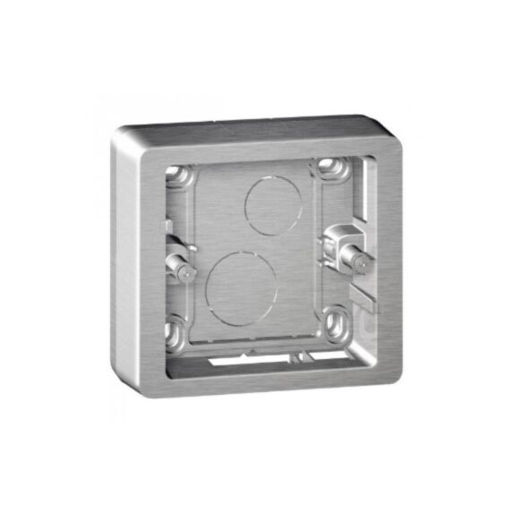 Cadre 1 poste pour pose en saillie titane - CÉLIANE